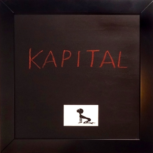 "Kapitalismus“ (2012) - 59,5 x 59,5 cm, Herbert Langenohl Künstler in Meinerzhagen